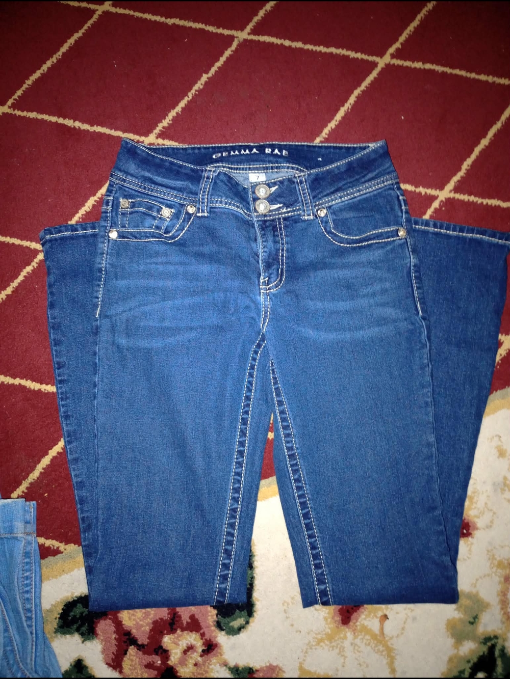 Women's Dark Blue Boot Cut Jeans
